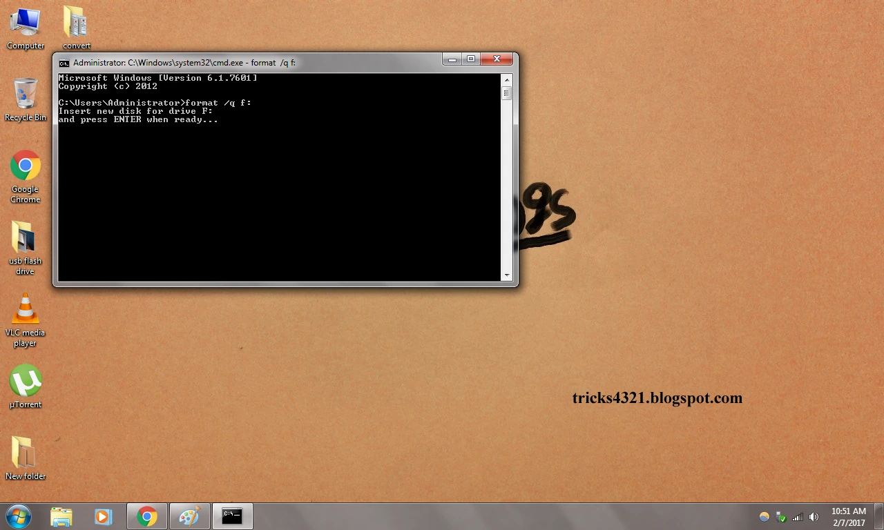 CMD Command For Pendrive Format (Guide StepbyStep)