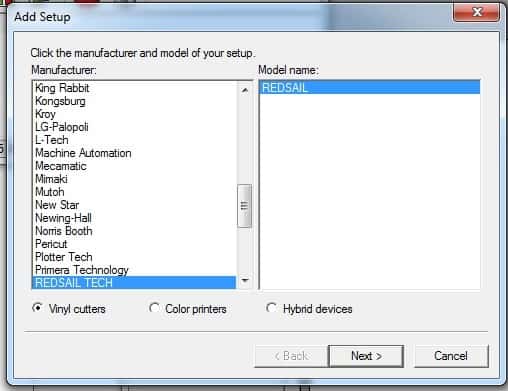 Redsail cutting plotter software USB Driver