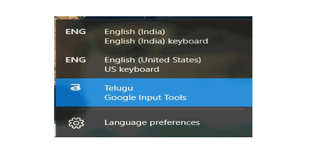 Telugu keyboard for pc
