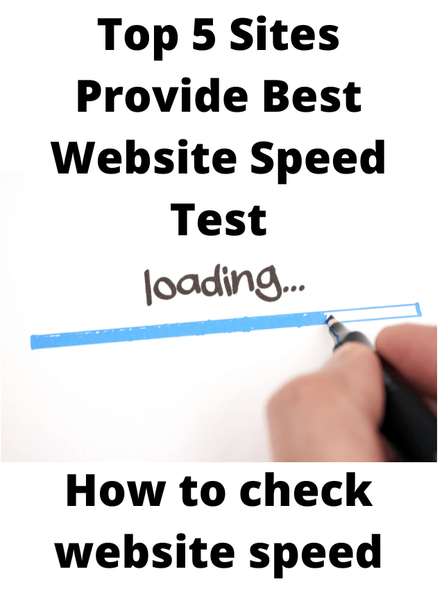 How to check website speed check